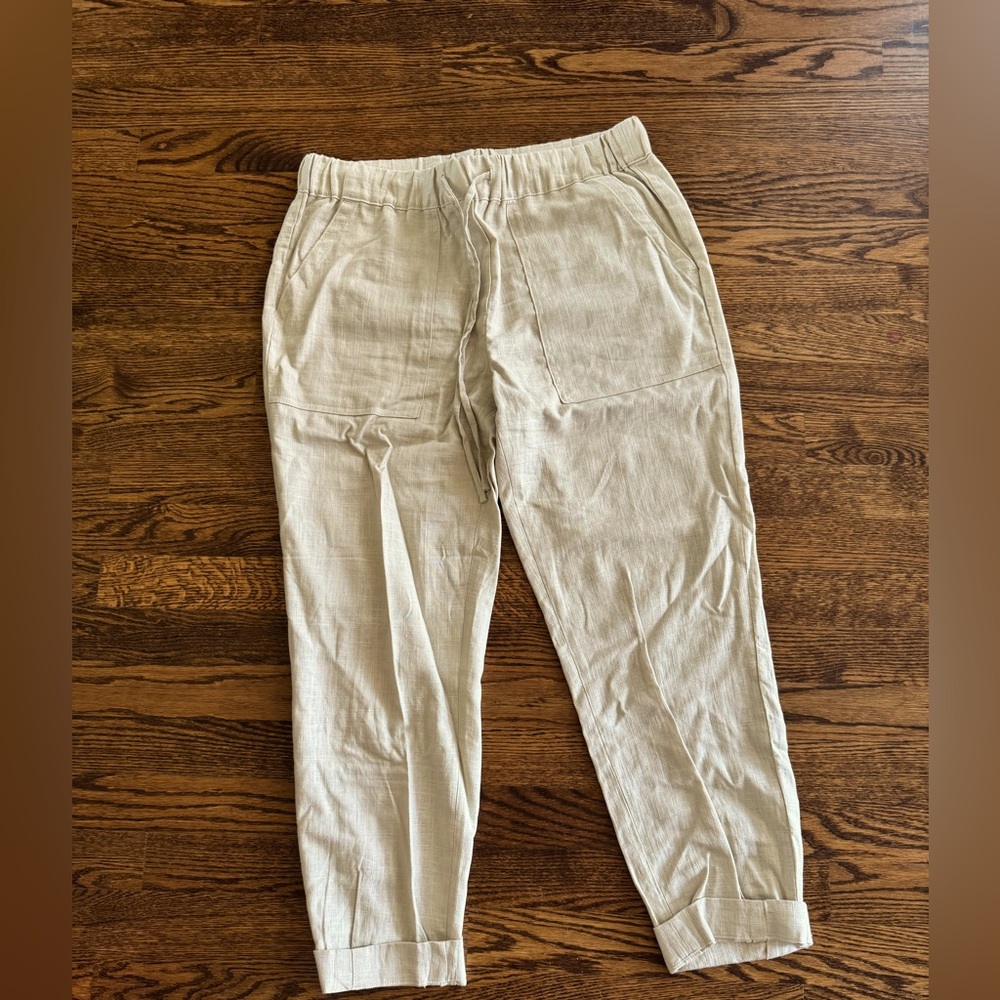 NWOT RW&CO Women’s Linen Pant - medium